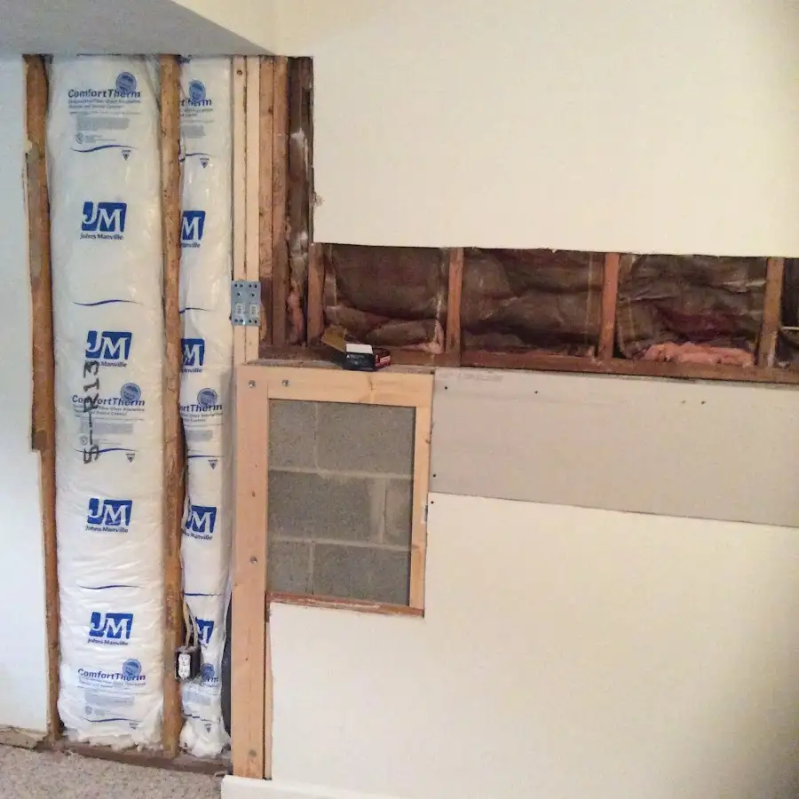 Wall insulation replacement during Structural Drying in Cape Elizabeth